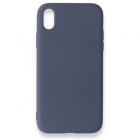 Alan Şanslı iPhone XR Nano İçi Kadife Gri Silikon Kılıf