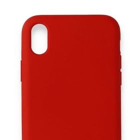 Alan Şanslı iPhone XR Nano İçi Kadife Kırmızı Silikon Kılıf