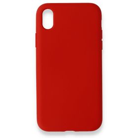 Alan Şanslı iPhone XR Nano İçi Kadife Kırmızı Silikon Kılıf