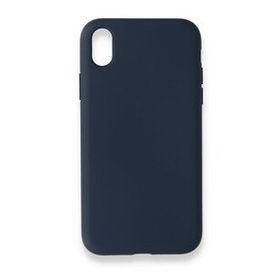 Alan Şanslı iPhone XR Nano İçi Kadife Lacivert Silikon Kılıf