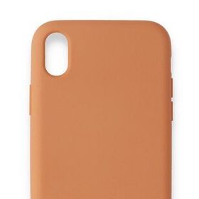 Alan Şanslı iPhone XR Nano İçi Kadife Turuncu Silikon Kılıf