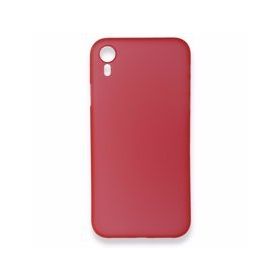 Alan Şanslı iPhone XR PP Ultra İnce Kapak Kırmızı Kılıf