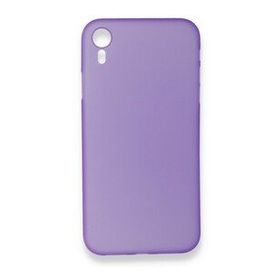 Alan Şanslı iPhone XR PP Ultra İnce Kapak Mor Kılıf