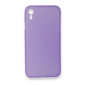 Alan Şanslı iPhone XR PP Ultra İnce Kapak Mor Kılıf