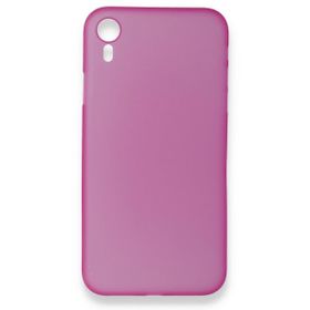 Alan Şanslı iPhone XR PP Ultra İnce Kapak Pembe Kılıf