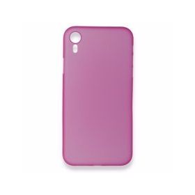 Alan Şanslı iPhone XR PP Ultra İnce Kapak Pembe Kılıf