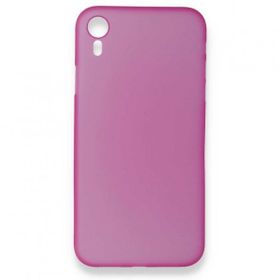 Alan Şanslı iPhone XR PP Ultra İnce Kapak Pembe Kılıf