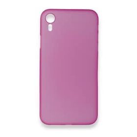 Alan Şanslı iPhone XR PP Ultra İnce Kapak Pembe Kılıf
