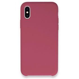 Alan Şanslı iPhone XS Kılıf Lansman Legant Silikon Fuşya Kılıf