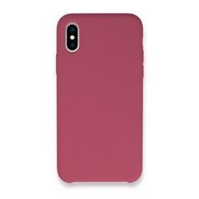 Alan Şanslı iPhone XS Kılıf Lansman Legant Silikon Fuşya Kılıf