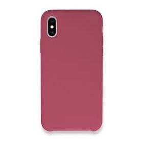Alan Şanslı iPhone XS Kılıf Lansman Legant Silikon Fuşya Kılıf