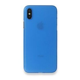 Alan Şanslı iPhone XS Max Kılıf PP Ultra İnce Kapak Mavi Kılıf