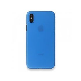 Alan Şanslı iPhone XS Max Kılıf PP Ultra İnce Kapak Mavi Kılıf