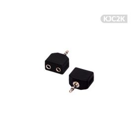 Alan Şanslı KJC2K 2'li 3.50 mm Tenon Kablo Jak Çoğaltıcı