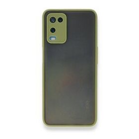 Alan Şanslı Oppo A54 4G Montreal Silikon Kapak Açık Yeşil Kılıf