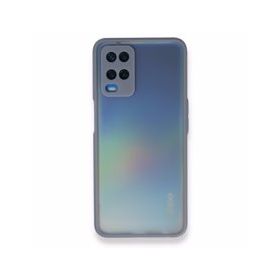 Alan Şanslı Oppo A54 4G Montreal Silikon Kapak Gri Kılıf
