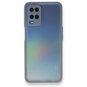 Alan Şanslı Oppo A54 4G Montreal Silikon Kapak Gri Kılıf