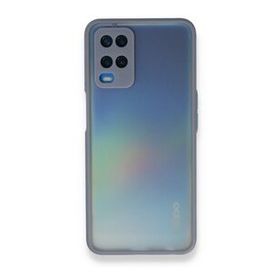 Alan Şanslı Oppo A54 4G Montreal Silikon Kapak Gri Kılıf
