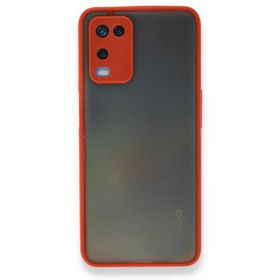Alan Şanslı Oppo A54 4G Montreal Silikon Kapak Kırmızı Kılıf