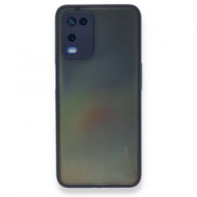 Alan Şanslı Oppo A54 4G Montreal Silikon Kapak Lacivert Kılıf