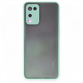 Alan Şanslı Oppo A54 4G Montreal Silikon Kapak Turkuaz Kılıf