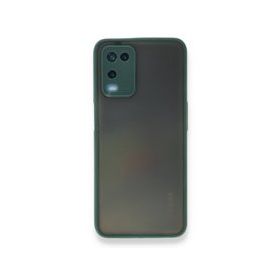 Alan Şanslı Oppo A54 4G Montreal Silikon Kapak Yeşil Kılıf