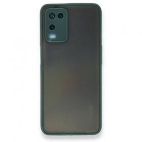 Alan Şanslı Oppo A54 4G Montreal Silikon Kapak Yeşil Kılıf