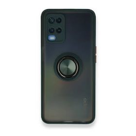 Alan Şanslı Oppo A54 4G Montreal Yüzüklü Silikon Kapak Yeşil Kılıf