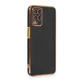 Alan Şanslı Oppo A54 4G Volet Silikon Siyah Kılıf