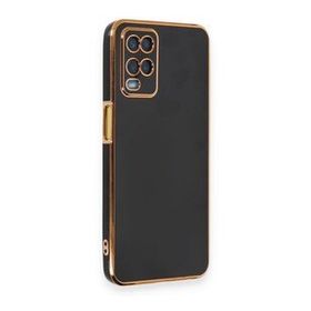 Alan Şanslı Oppo A54 4G Volet Silikon Siyah Kılıf
