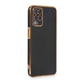 Alan Şanslı Oppo A54 4G Volet Silikon Siyah Kılıf