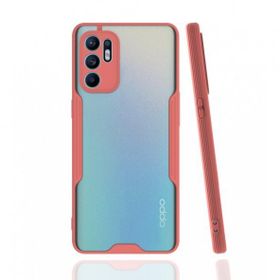 Alan Şanslı Oppo Reno 6 Platin Silikon Pembe Kılıf