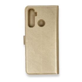 Alan Şanslı Realme 6I Trend S Plus Kapaklı Gold Kılıf