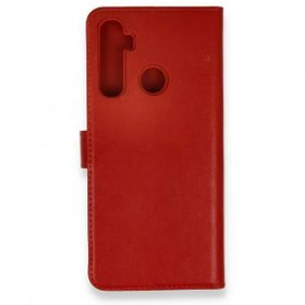 Alan Şanslı Realme 6I Trend S Plus Kapaklı Kırmızı Kılıf