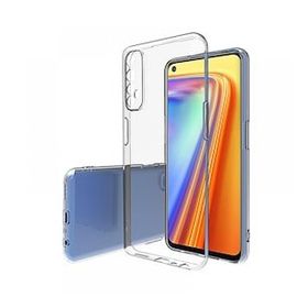 Alan Şanslı Realme 7 Pro Lüx Şeffaf Silikon Şeffaf Kılıf