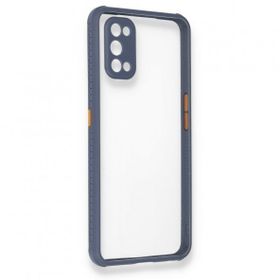 Alan Şanslı Realme 7 Pro Miami Şeffaf Silikon Gri Kılıf