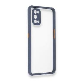 Alan Şanslı Realme 7 Pro Miami Şeffaf Silikon Gri Kılıf