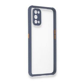 Alan Şanslı Realme 7 Pro Miami Şeffaf Silikon Gri Kılıf