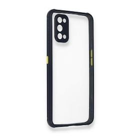 Alan Şanslı Realme 7 Pro Miami Şeffaf Silikon Lacivert Kılıf