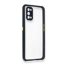 Alan Şanslı Realme 7 Pro Miami Şeffaf Silikon Lacivert Kılıf