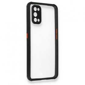 Alan Şanslı Realme 7 Pro Miami Şeffaf Silikon Siyah Kılıf