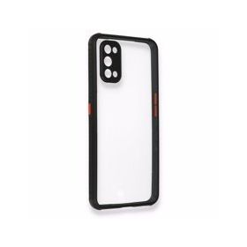 Alan Şanslı Realme 7 Pro Miami Şeffaf Silikon Siyah Kılıf