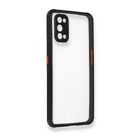 Alan Şanslı Realme 7 Pro Miami Şeffaf Silikon Siyah Kılıf