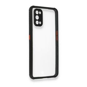 Alan Şanslı Realme 7 Pro Miami Şeffaf Silikon Siyah Kılıf