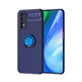 Alan Şanslı Realme 7 Range Yüzüklü Silikon Mavi Kılıf
