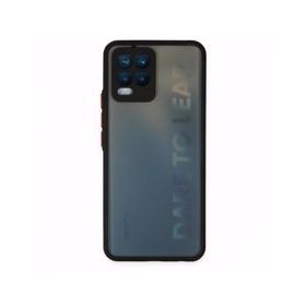 Alan Şanslı Realme 8 Montreal Silikon Kapak Siyah Kılıf