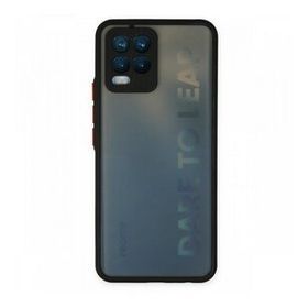 Alan Şanslı Realme 8 Montreal Silikon Kapak Siyah Kılıf