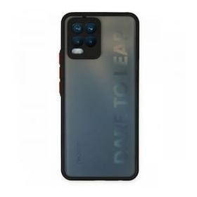 Alan Şanslı Realme 8 Montreal Silikon Kapak Siyah Kılıf