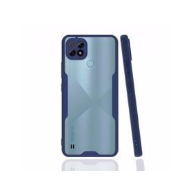 Alan Şanslı Realme C21 Platin Silikon Lacivert Kılıf