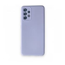 Alan Şanslı Samsung Galaxy A13 4G Nano İçi Kadife Silikon Lila Kılıf